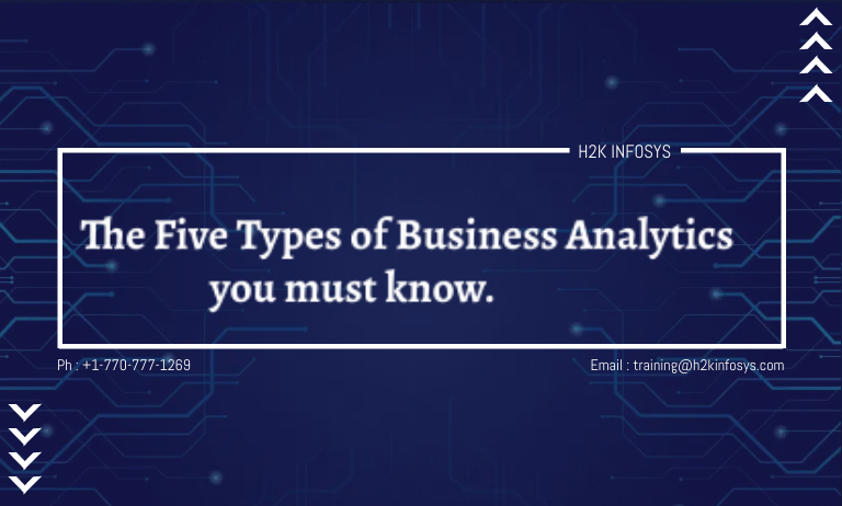 The Five Types of Business Analytics you must know.