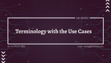 Terminology with the use cases