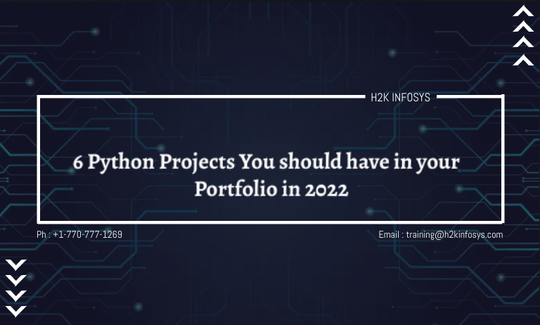 6 Python Projects You should have in your Portfolio in 2022