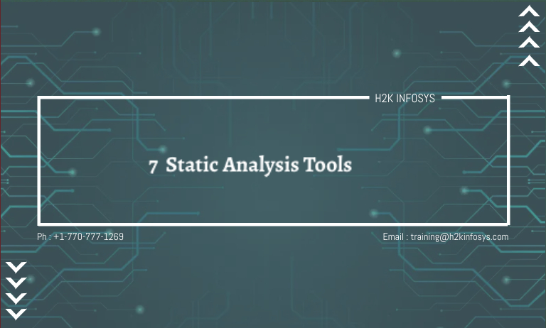 7 Static Analysis Tools 7 Static Analysis Tools