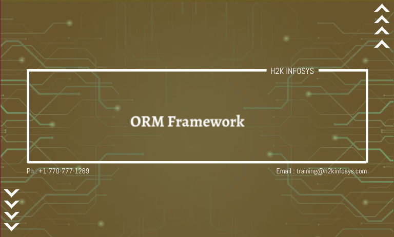 ORM Framework ORM Framework