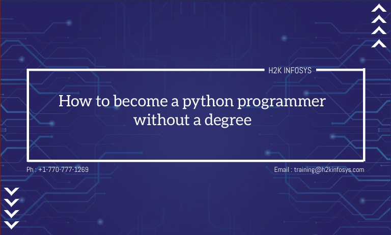 How to become a python programmer without a degree