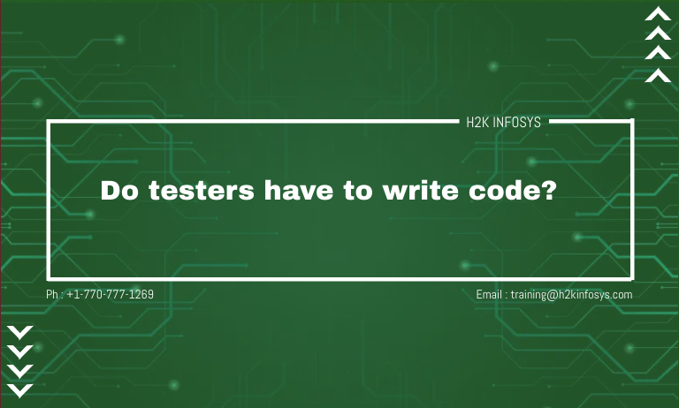 Do testers have to write code? Do testers have to write code?