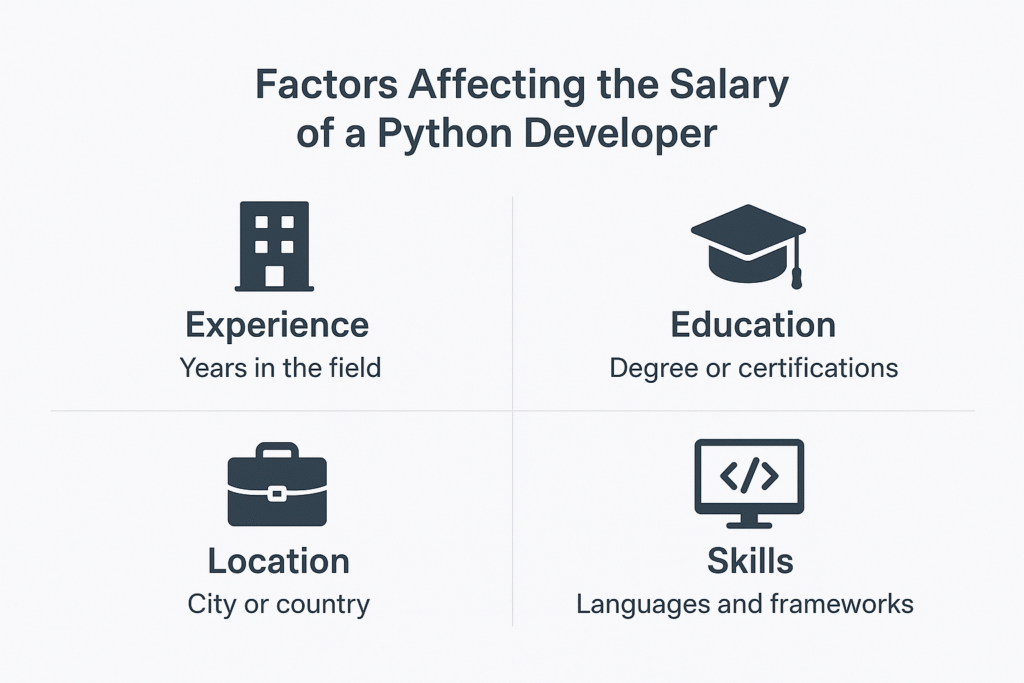 Salary Ranges of a Python Developer Salary Ranges of a Python Developer