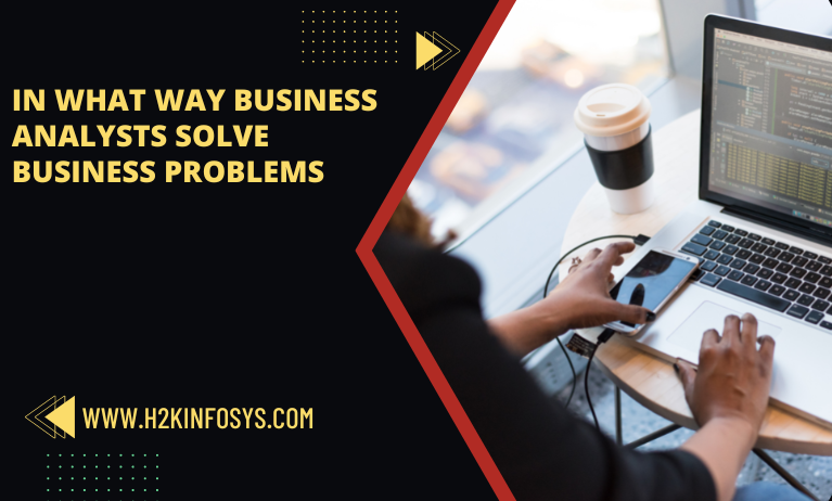 In What way business analysts solve business problems