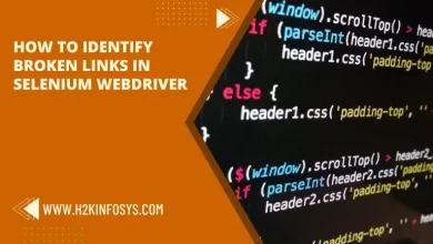 How to identify Broken Links from Selenium WebDriver