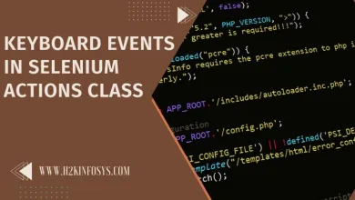 Keyboard Events in Selenium Actions Class Keyboard Events in Selenium Actions Class