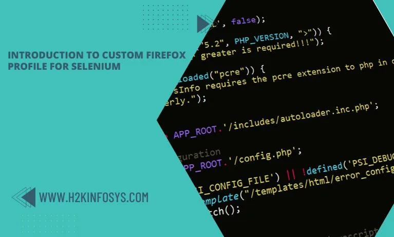 Introduction to Custom Firefox Profile for Selenium Introduction to Custom Firefox Profile for Selenium