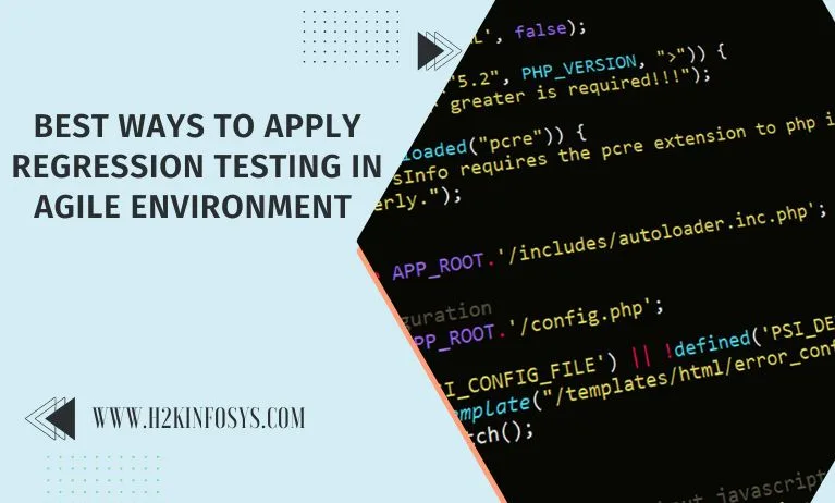 Best Ways To Apply Regression Testing In Agile Environment Best Ways To Apply Regression Testing In Agile Environment