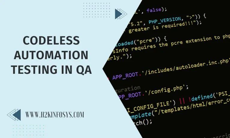 Codeless Automation Testing in QA Codeless Automation Testing in QA
