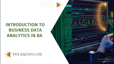 Introduction to Business Data Analytics in BA 