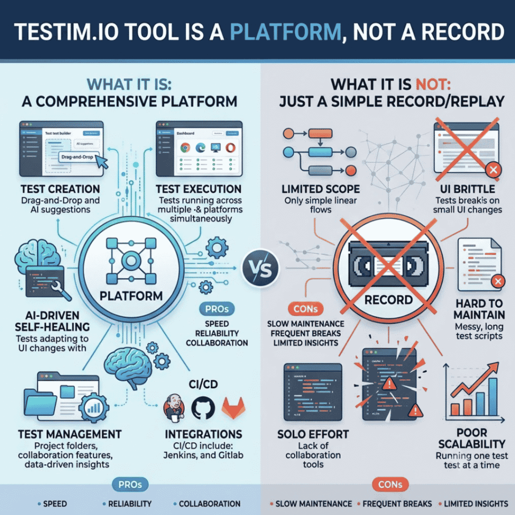 Testim.io Tool Automated UI and Functional Testing