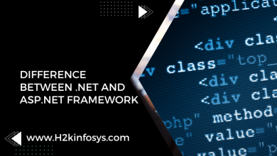 Difference Between .NET and ASP.NET Framework