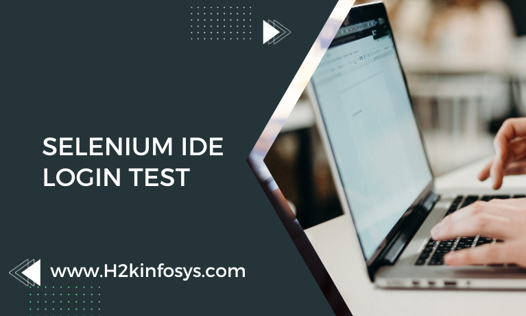 Selenium IDE Login Test