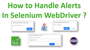 Alert Interface in Selenium Selenium testing
