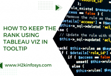 How to Keep The Rank Using Tableau Viz In Tooltip