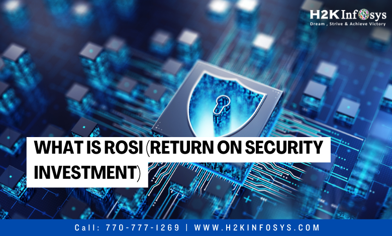 What is ROSI (Return on Security Investment)