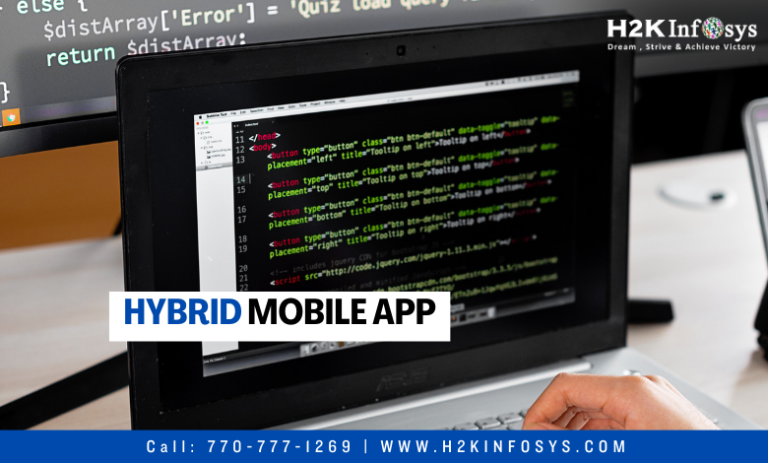 Hybrid Mobile App image.