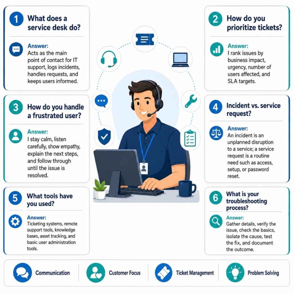  Service Desk Interview Questions