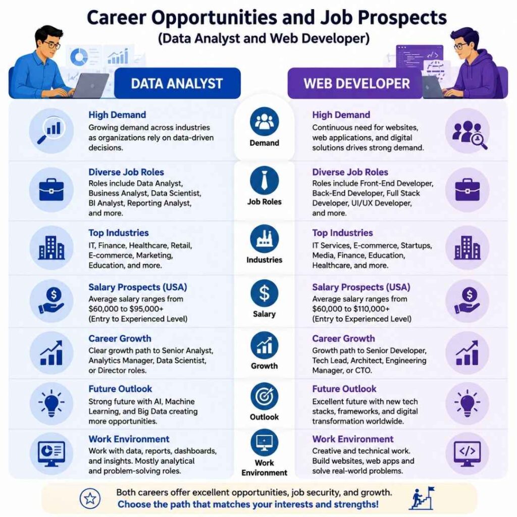 Data Analyst vs. Web Developer