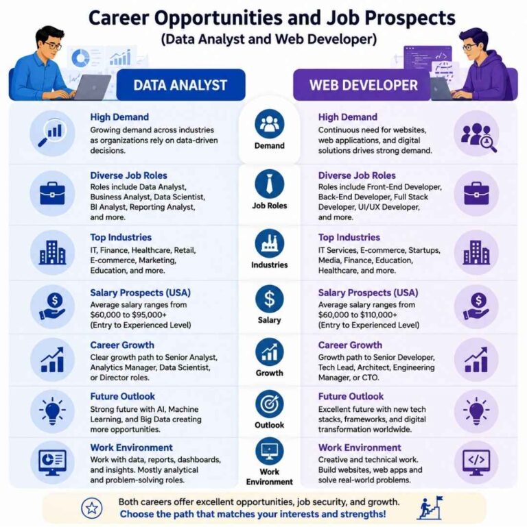 Data Analyst vs. Web Developer: Which Career Path Is Right for You ...