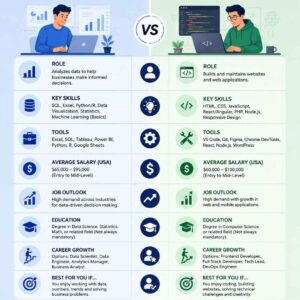 Data Analyst vs. Web Developer: Which Career Path Is Right for You ...