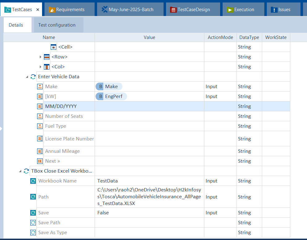 Data Driven Testing with Excel File in TOSCA: A Step-by-Step Guide