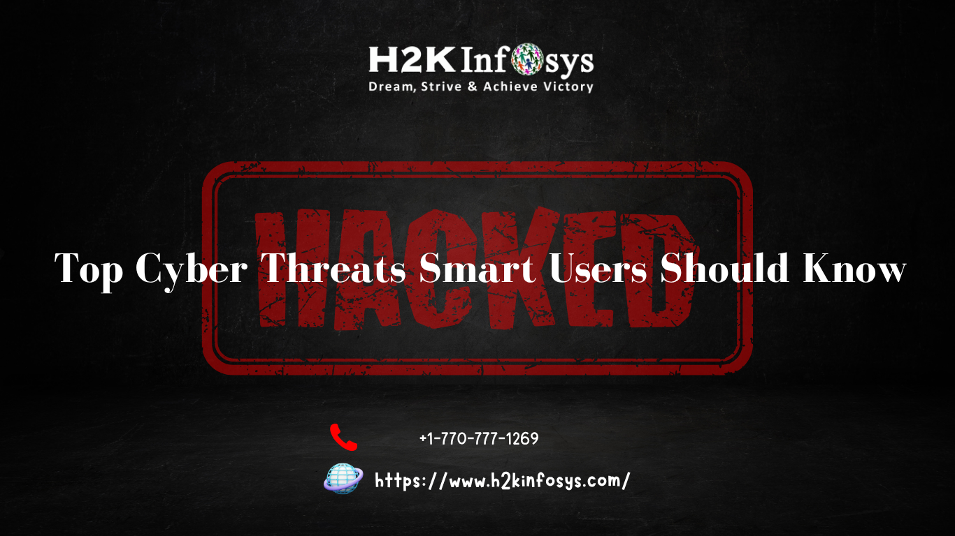 Top Cyber Threats Smart Users Should Know | H2K Infosys Blog