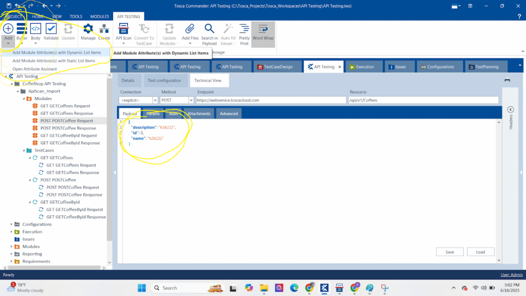 API Automation Testing using Tricentis TOSCA