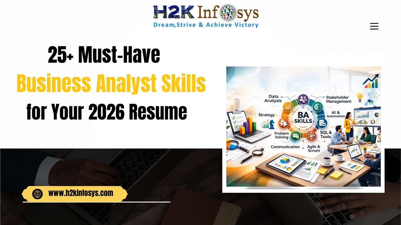 25+ Must-Have Business Analyst Skills for Your 2026 Resume | H2K ...