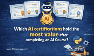 Which AI certifications hold the most value after completing an AI course?