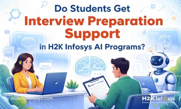 Do Students Get Interview Preparation Support in H2K Infosys AI Programs?