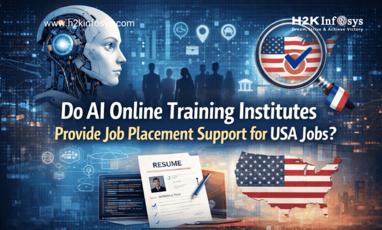 Do AI online training institutes provide job placement support for USA jobs?