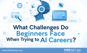 What challenges do beginners face when trying to enter AI careers?
