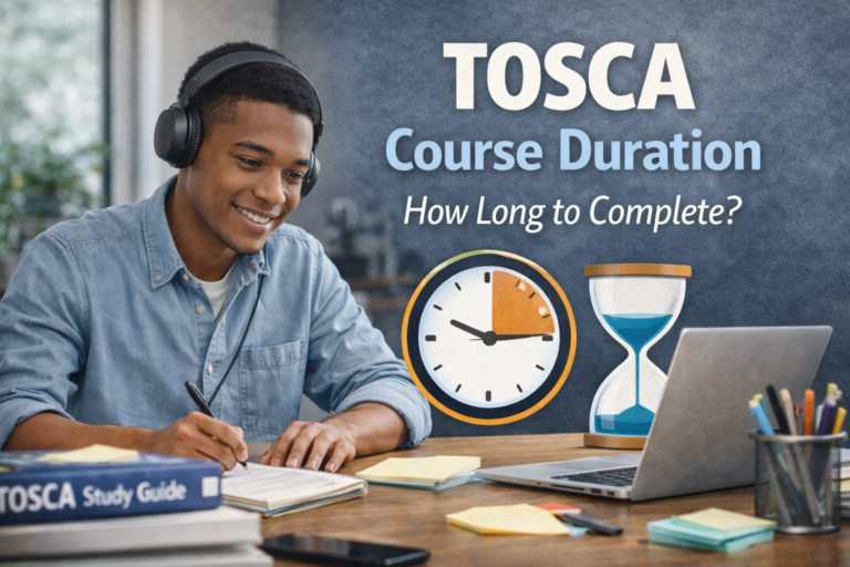 TOSCA Certification Course Duration