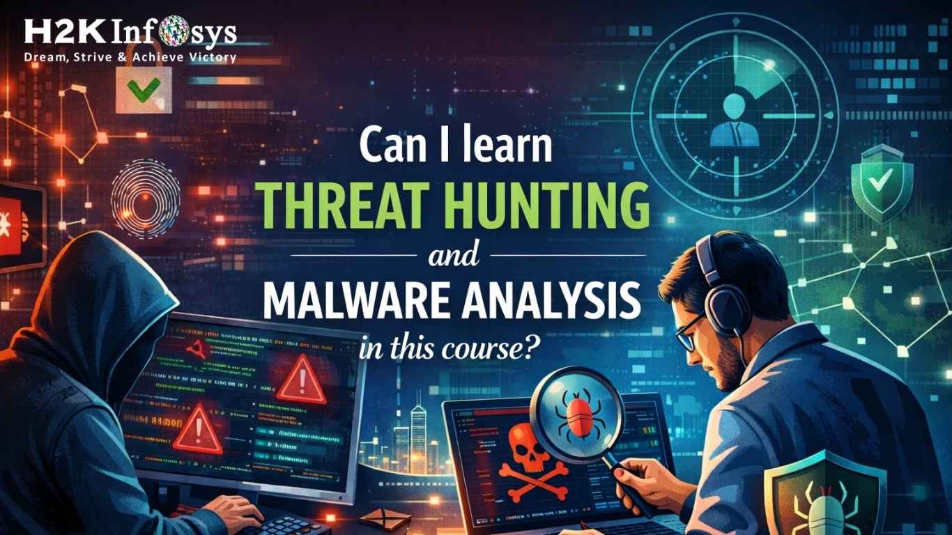 Malware Course Can I learn threat hunting and malware analysis in this course? | H2K ...