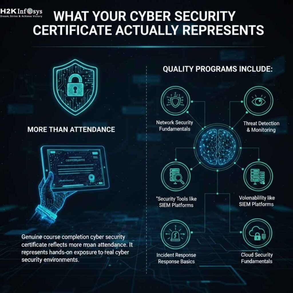 cyber security certificate