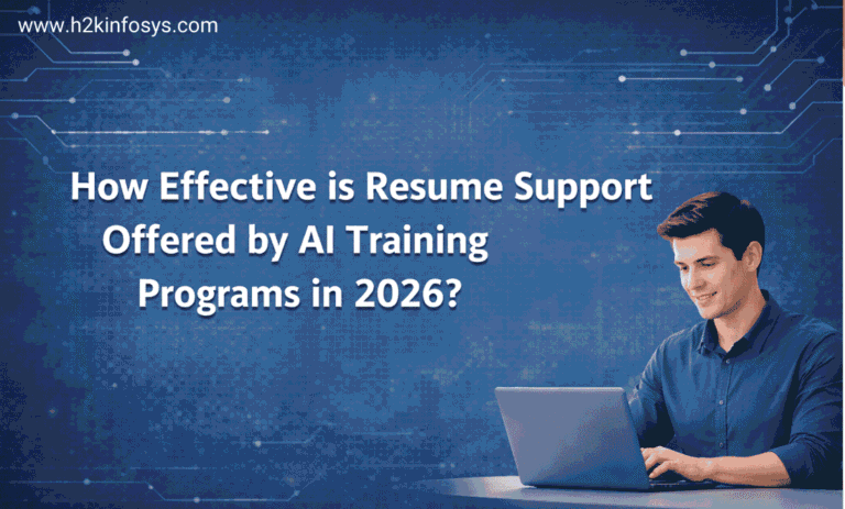 How Effective is Resume Support Offered by AI Training Programs in 2026?