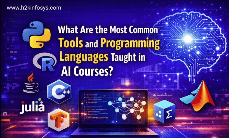 What Are the Most Common Tools and Programming Languages Taught in AI Courses?