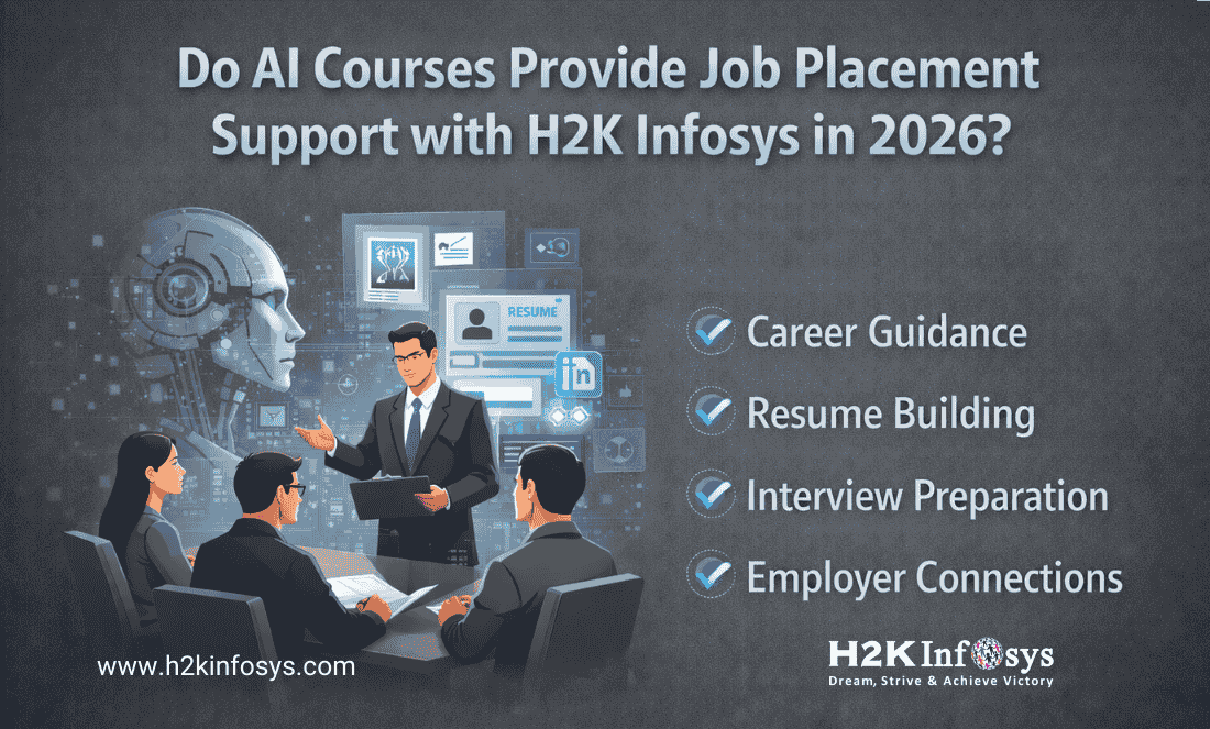 Do AI Courses Provide Job Placement Support with H2K Infosys in 2026?