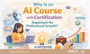Why is an AI course with certification important for professional growth?