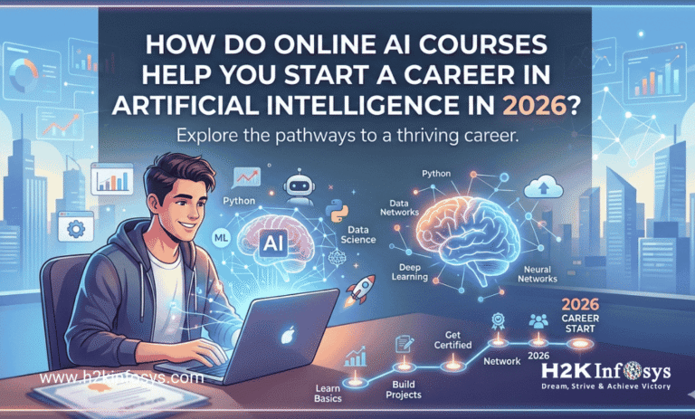 How do online AI courses help you start a career in Artificial Intelligence in 2026?