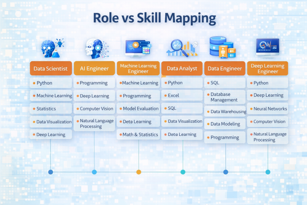 What skills should I focus on alongside an AI online course in the USA?