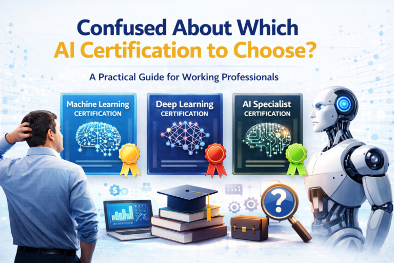 Confused About Which AI Certification to Choose? A Practical Guide for Working Professionals