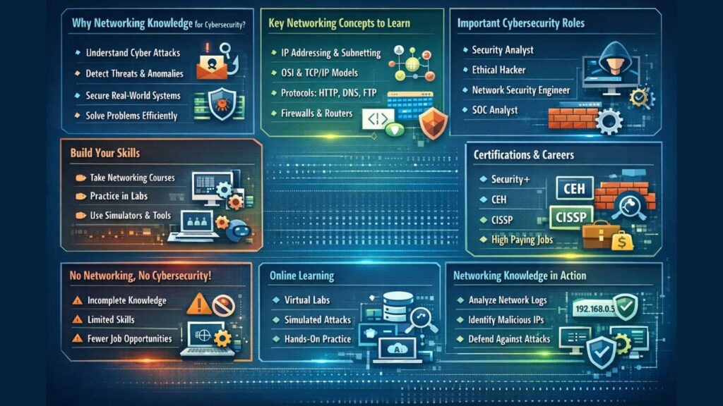 How important is networking knowledge for Cybersecurity training in USA?