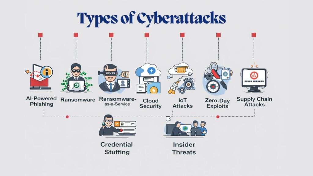 Top Cyber Attack Types to Watch Out for in 2026