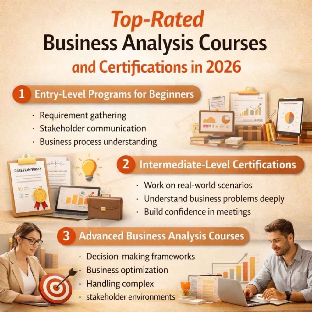 Business Analysis Courses and Certifications