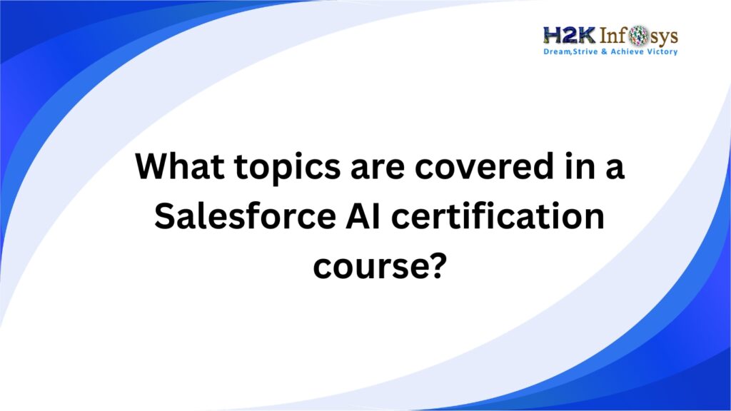 Salesforce AI certification