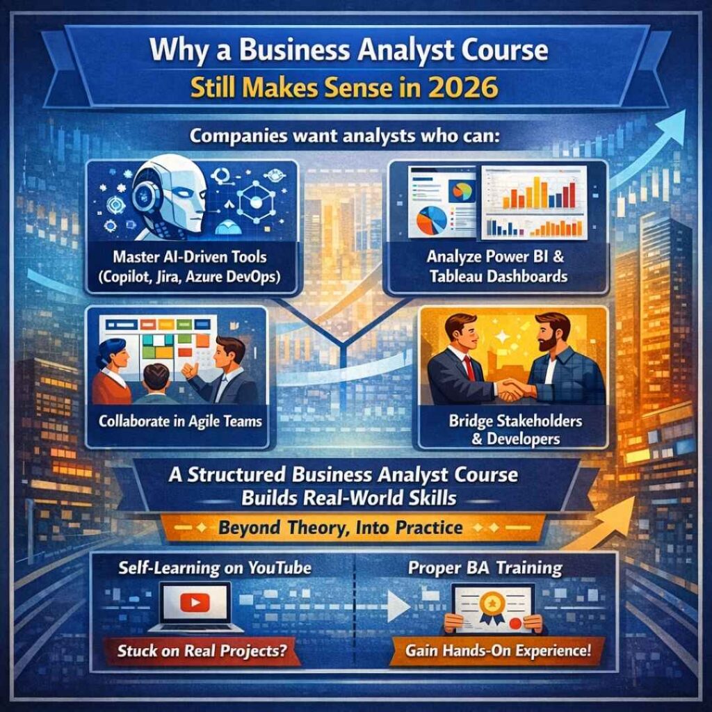 Beginner to Job-Ready: Business Analyst Course Roadmap in 2026 Business Analyst Course
