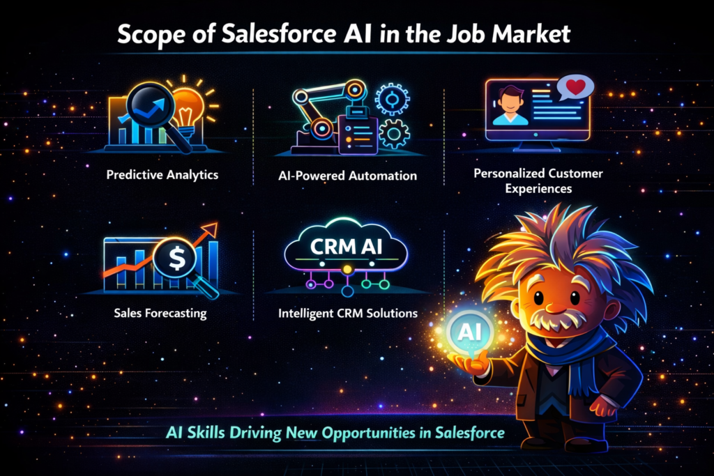 What is the future scope of Salesforce AI in the job market?
